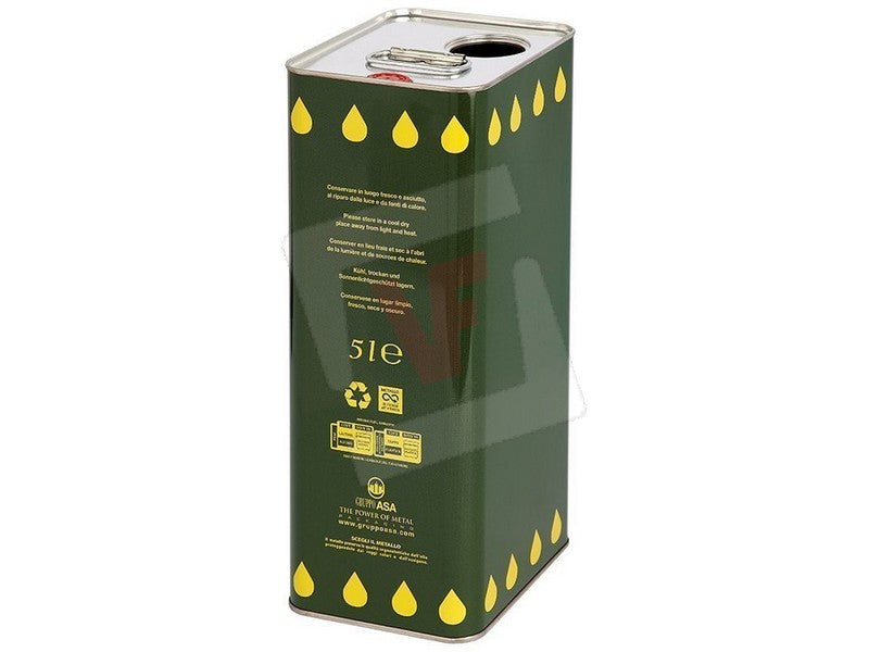 LATTINA OLIO 5 LT DOPPIO FORO ASA